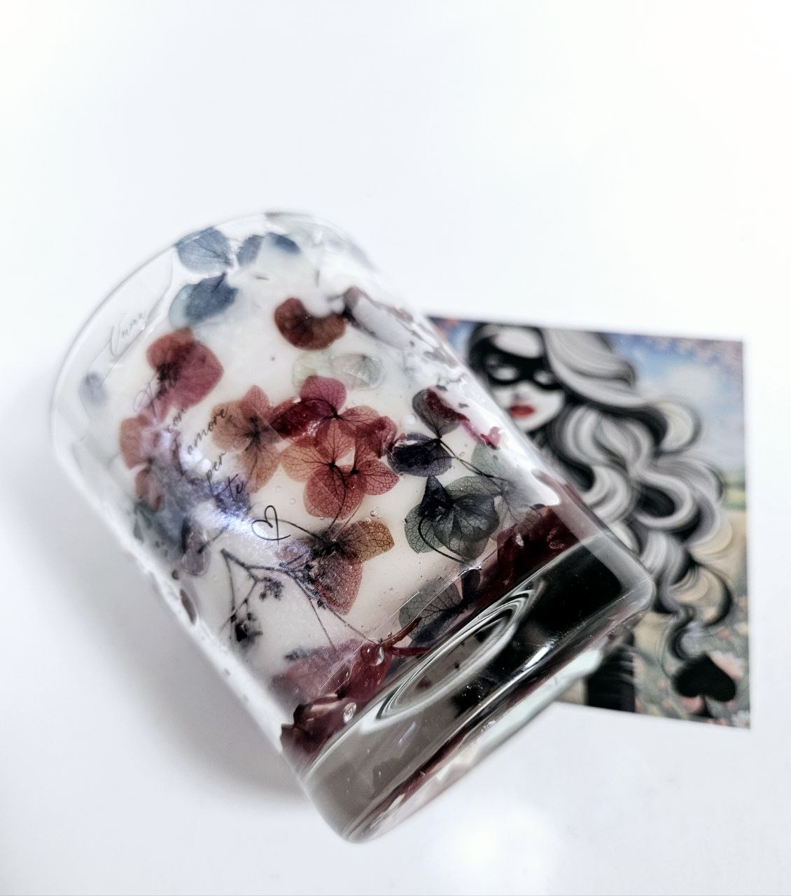 Svece – Ziedu burvība 180g