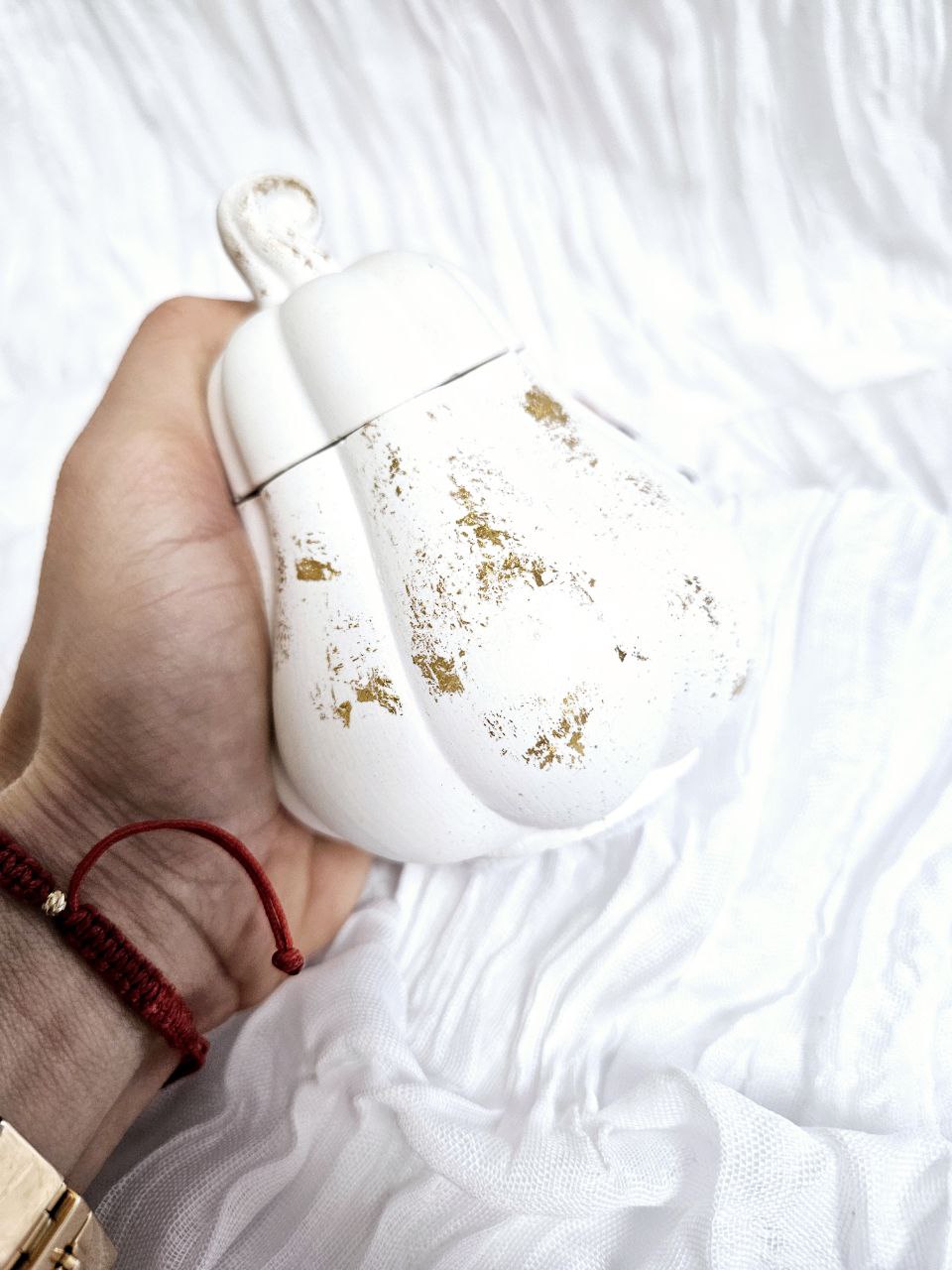 Ģipša trauciņš, svece