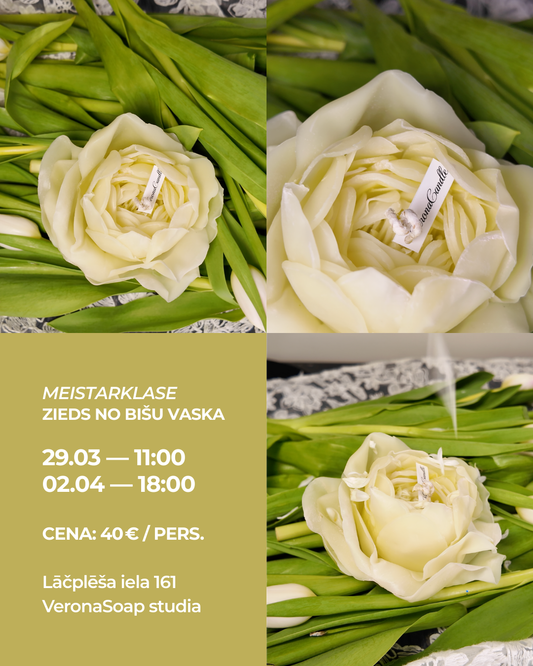 MEISTARKLASE – Zieds no bišu vaska