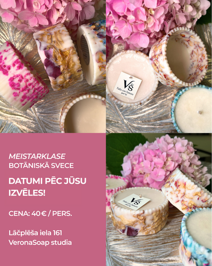 Meistarklase - Botāniskā svece