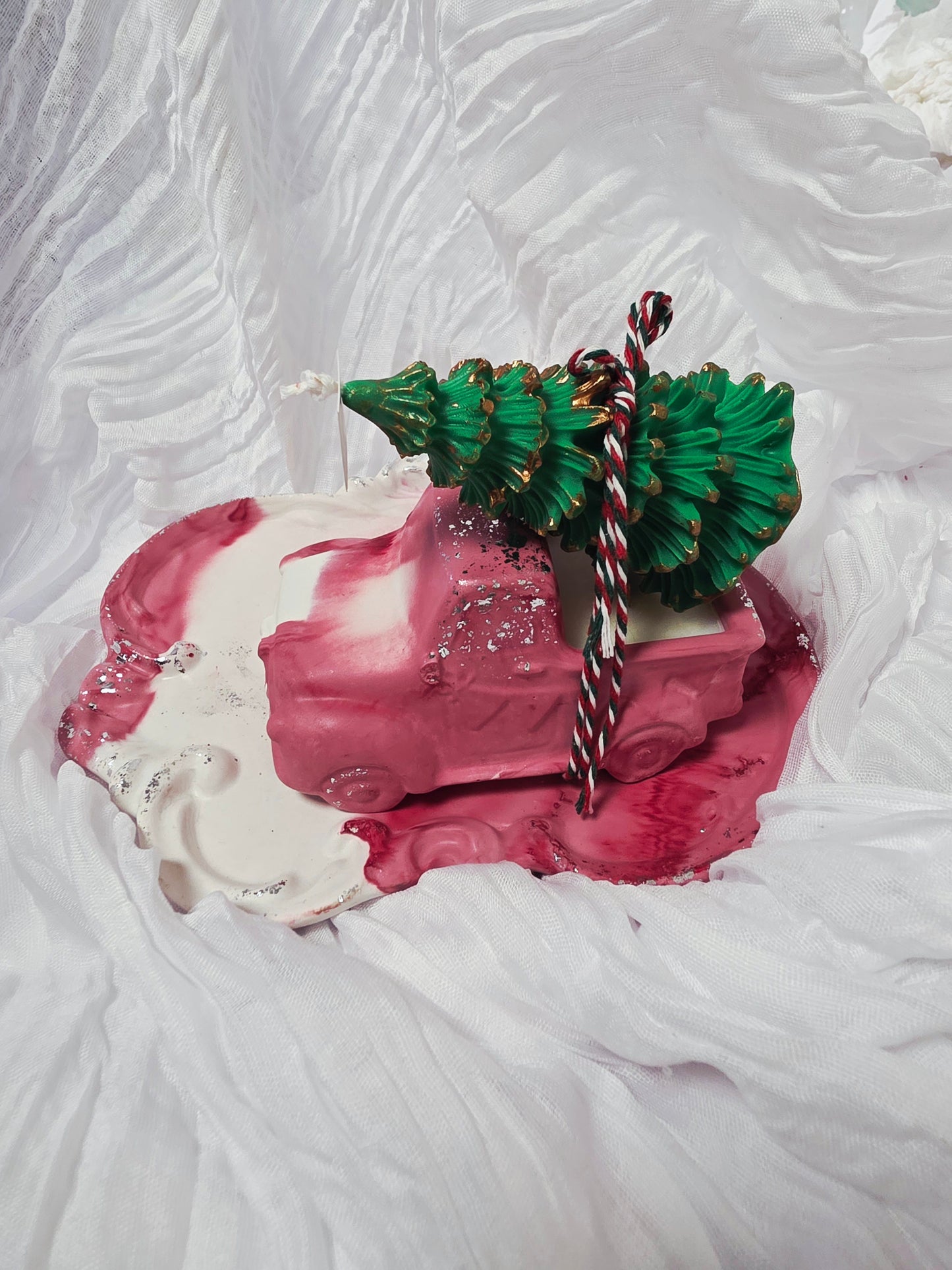 Meistarklase - Ziemassvētku komplekts “Mašīnīte + 2 sveces”