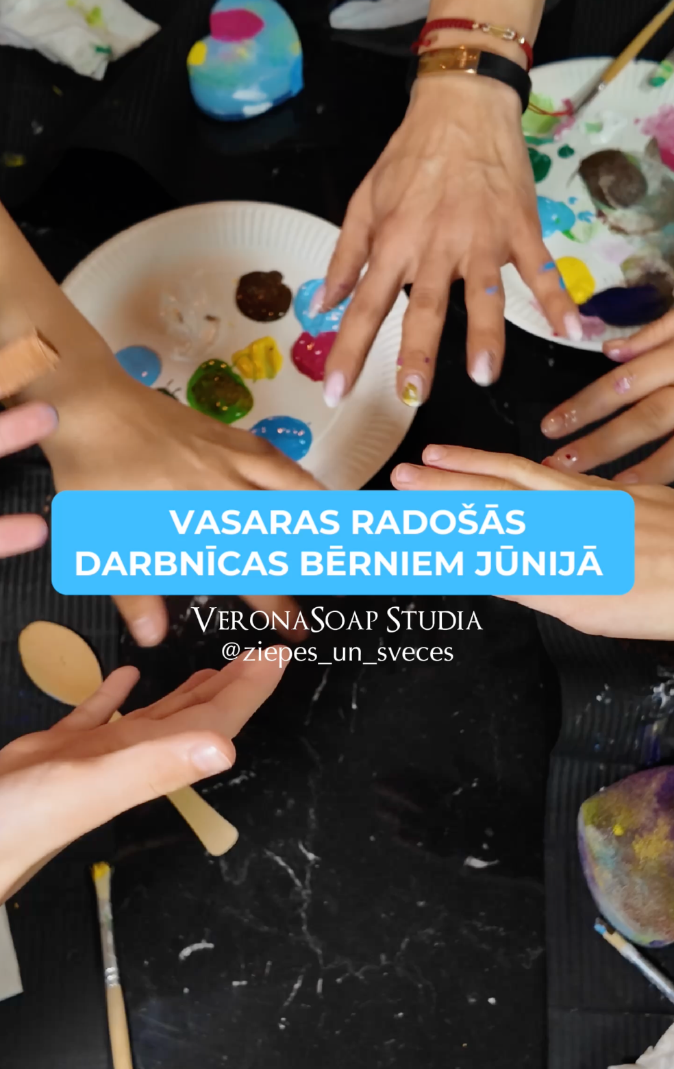 VASARAS RADOŠĀS DARBNĪCAS BĒRNIEM JŪNIJĀ-AUGUSTĀ