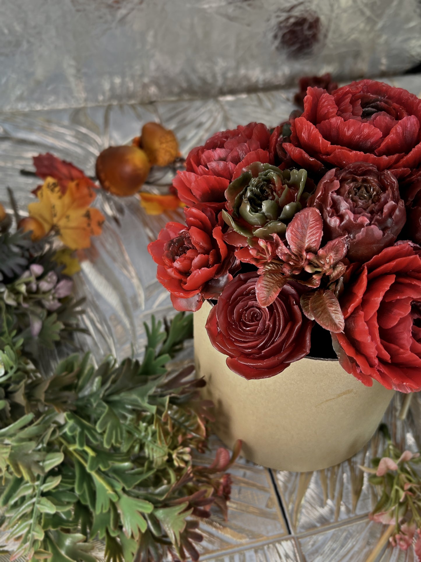 Meistarklase - Ziepju vārīšana + ziedu pušķa veidošana