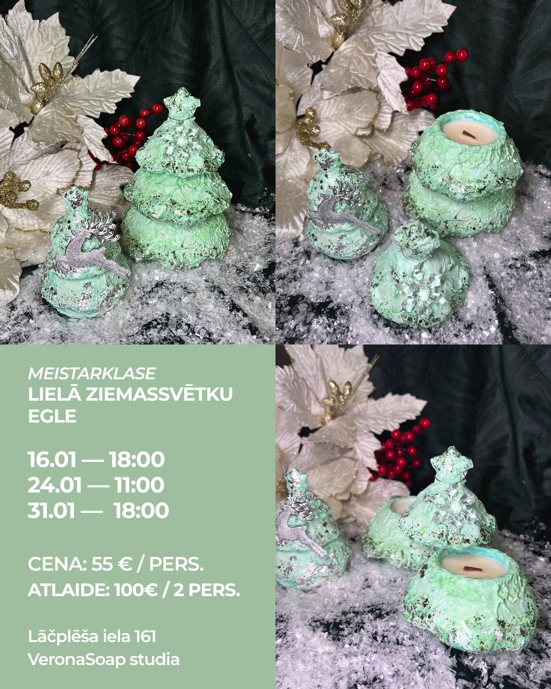 MEISTARKLASE – Lielā Ziemassvētku egle