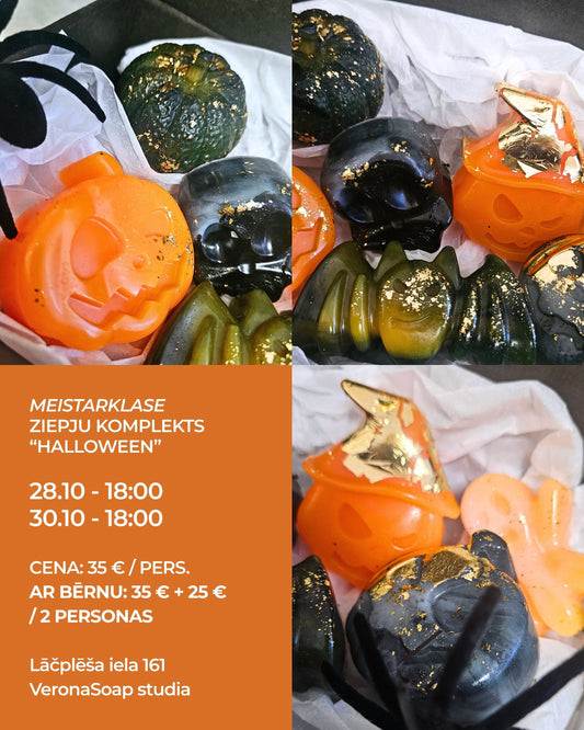 Meistarklase - Ziepju komplekts "Hallowen"