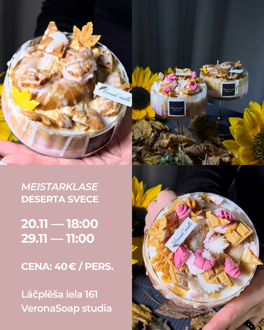 Meistarklase – DESERTA SVECE