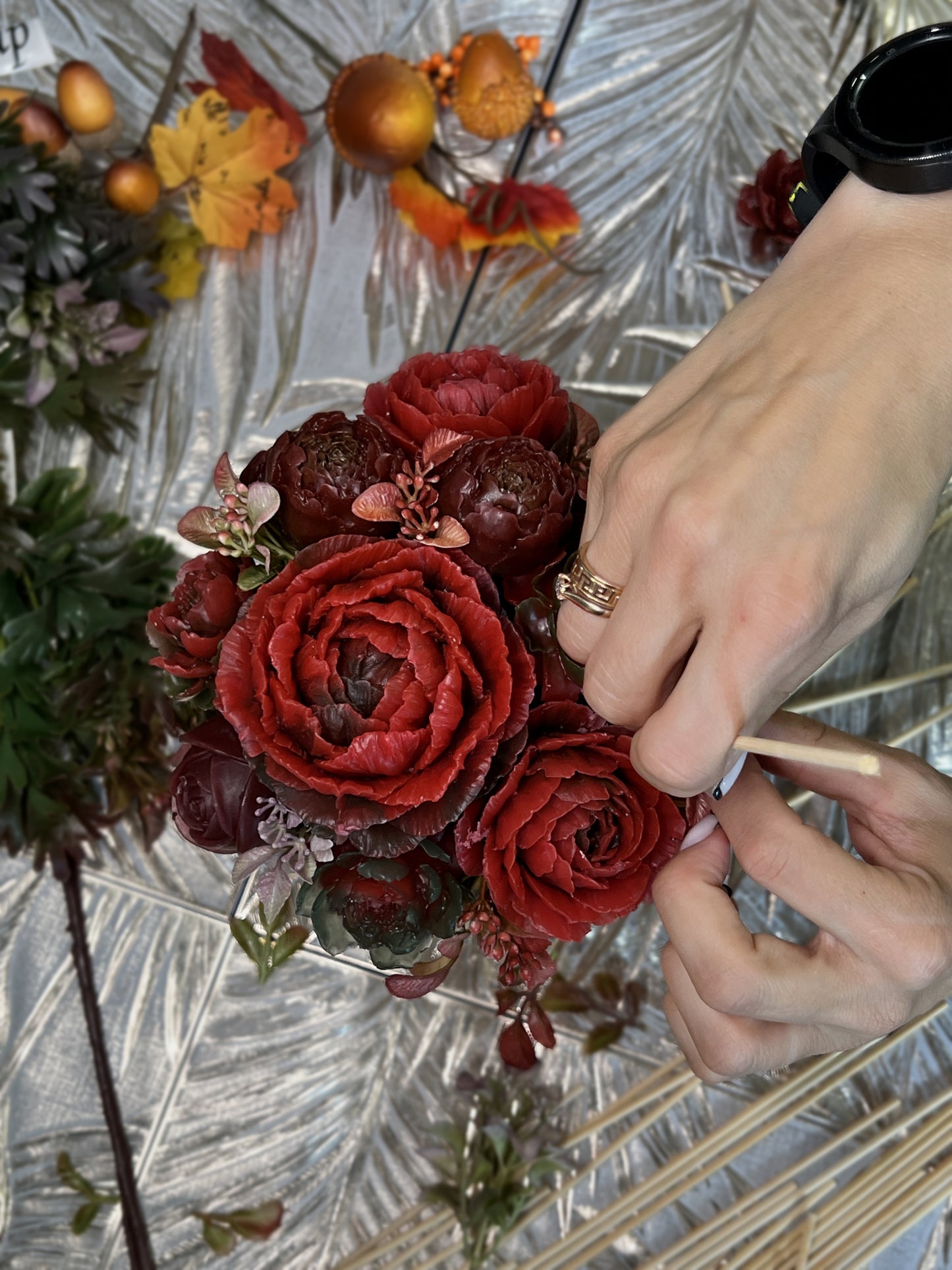 Meistarklase - Ziepju vārīšana + ziedu pušķa veidošana