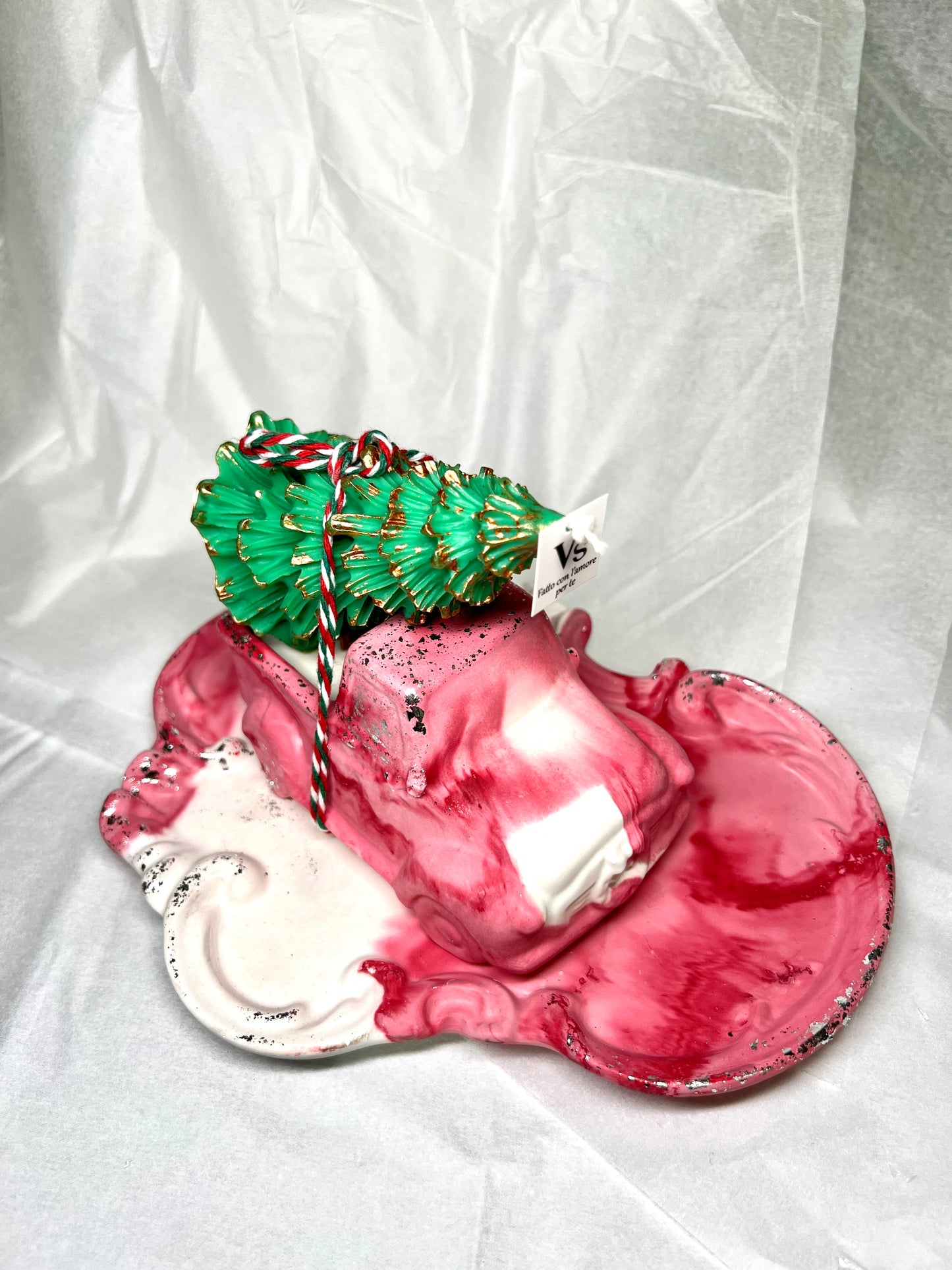 Ziemassvētku komplekts no ģipša