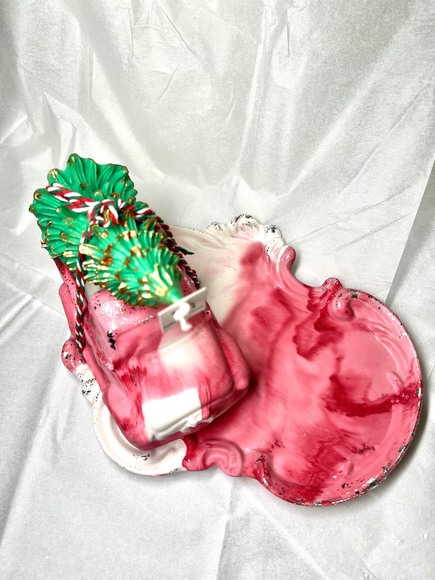 Ziemassvētku komplekts no ģipša