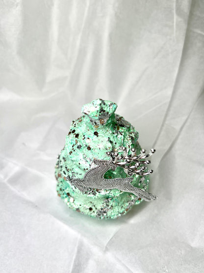 Ziemassvētku egle — 3 sveces + ģipsis