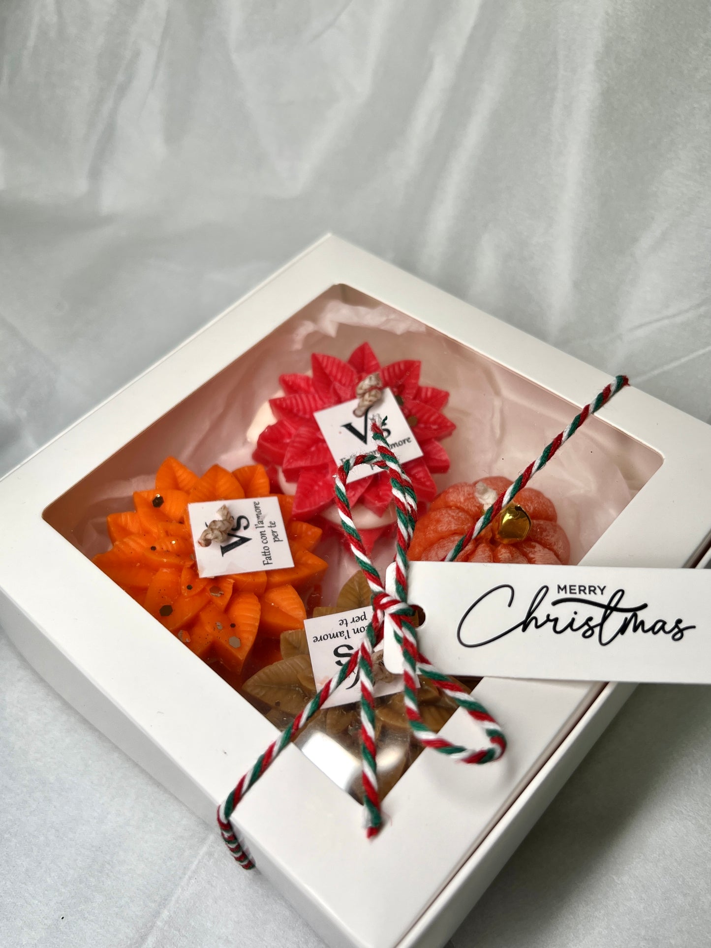 Ziemassvētku sveču komplekts, kūciņas