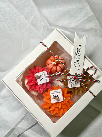 Ziemassvētku sveču komplekts, kūciņas