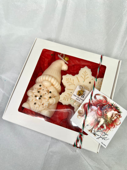 Sveču komplekts, rūķītis + zvaigzne