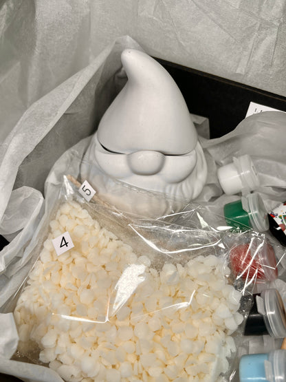 Komplekts: krāso ģipša laternu un pašam ielej sveci