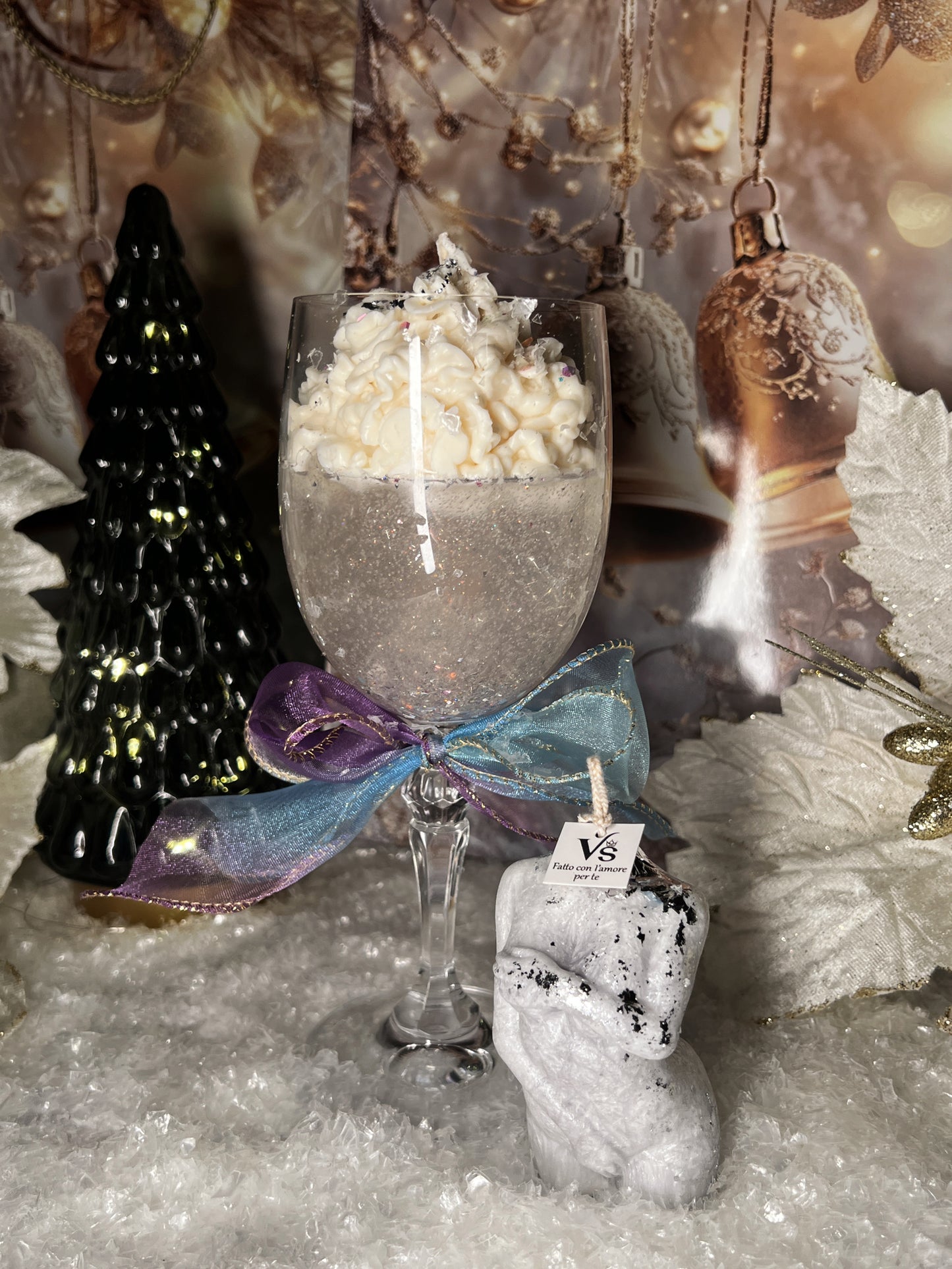 MEISTARKLASE – Šampanietis + svece