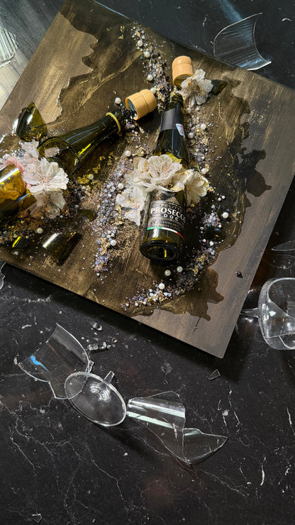MASTERCLASS – 3D PAINTING WITH EPOXY RESIN AND BROKEN GLASS
