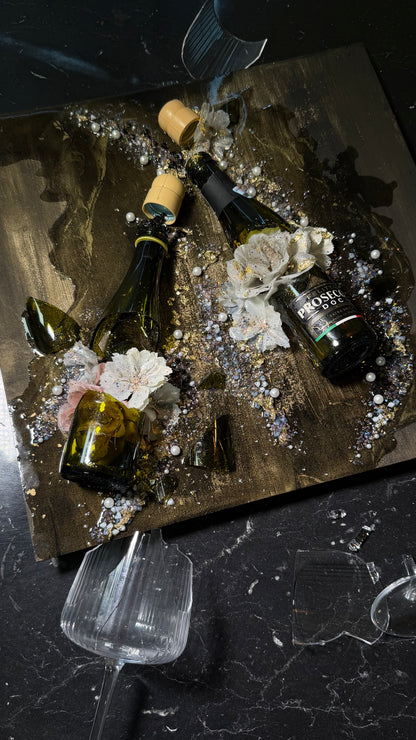 MASTERCLASS – 3D PAINTING WITH EPOXY RESIN AND BROKEN GLASS