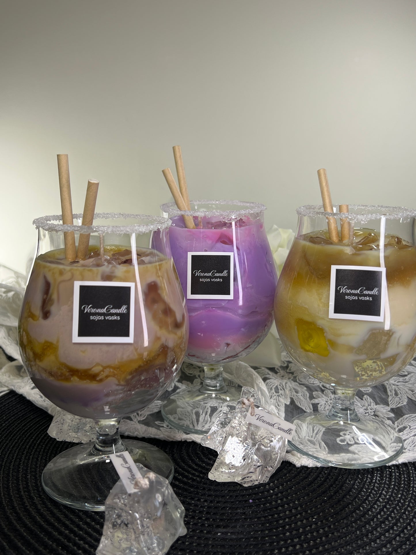 Meistarklase - Svece “Želejas kokteilis”