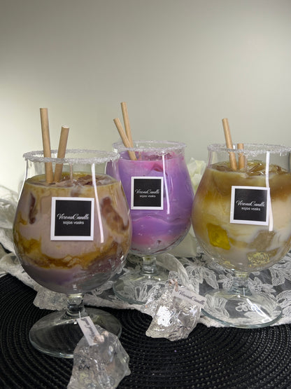 Meistarklase - Svece “Želejas kokteilis”