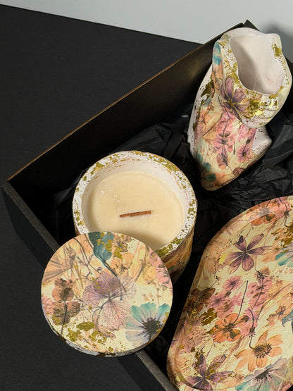 Plaster set + candle