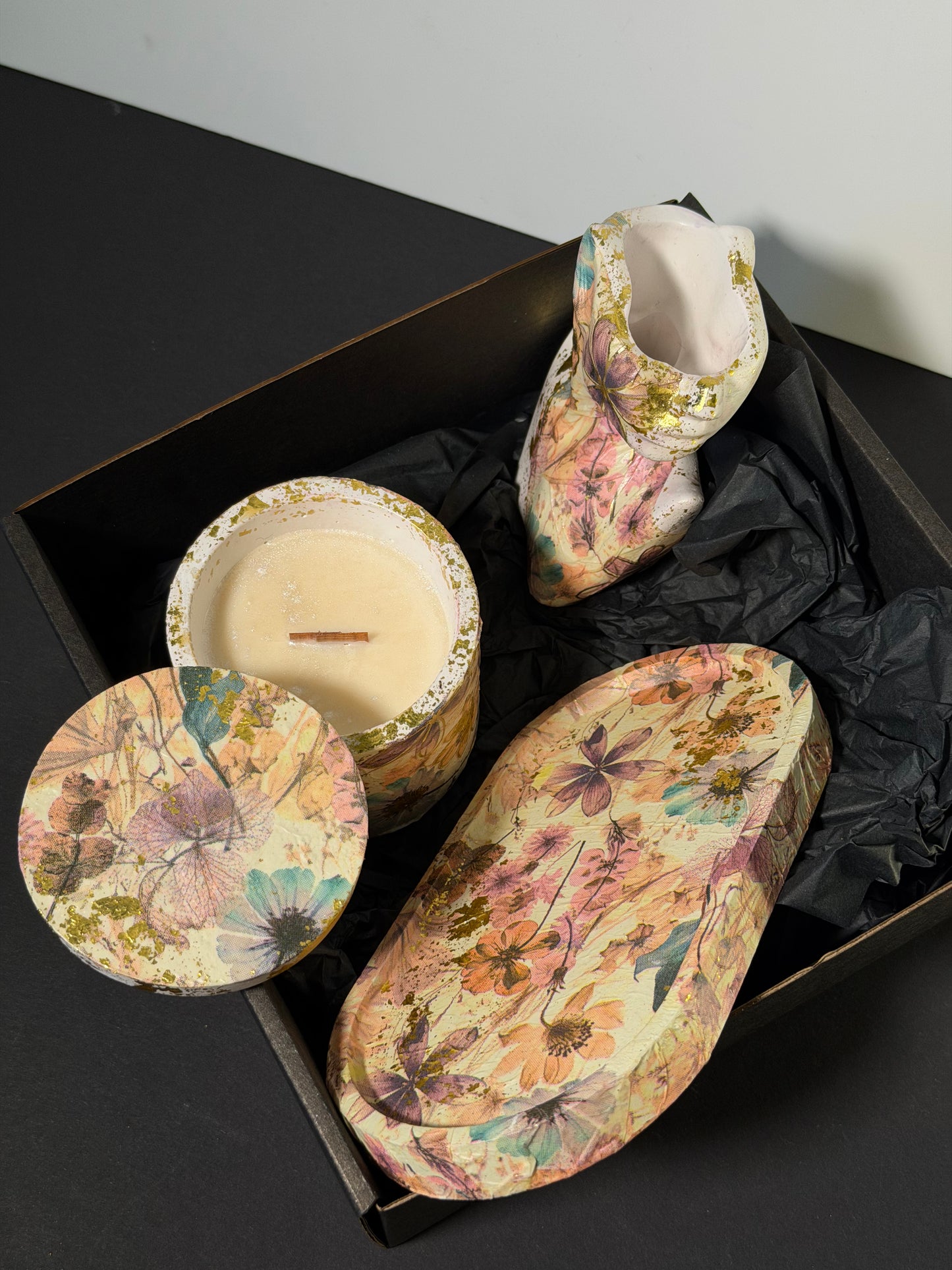 Plaster set + candle