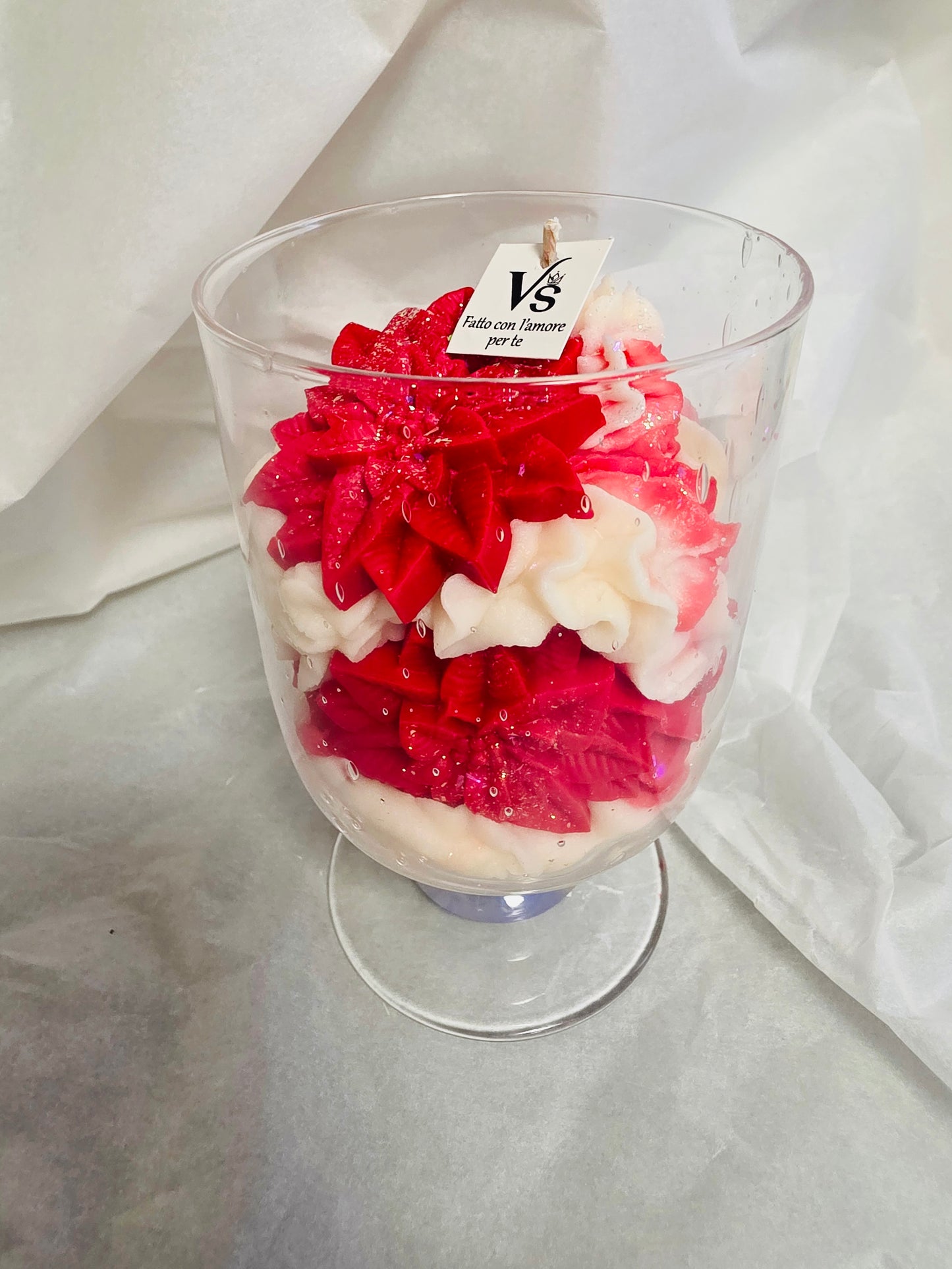 Svētku svece glāzē