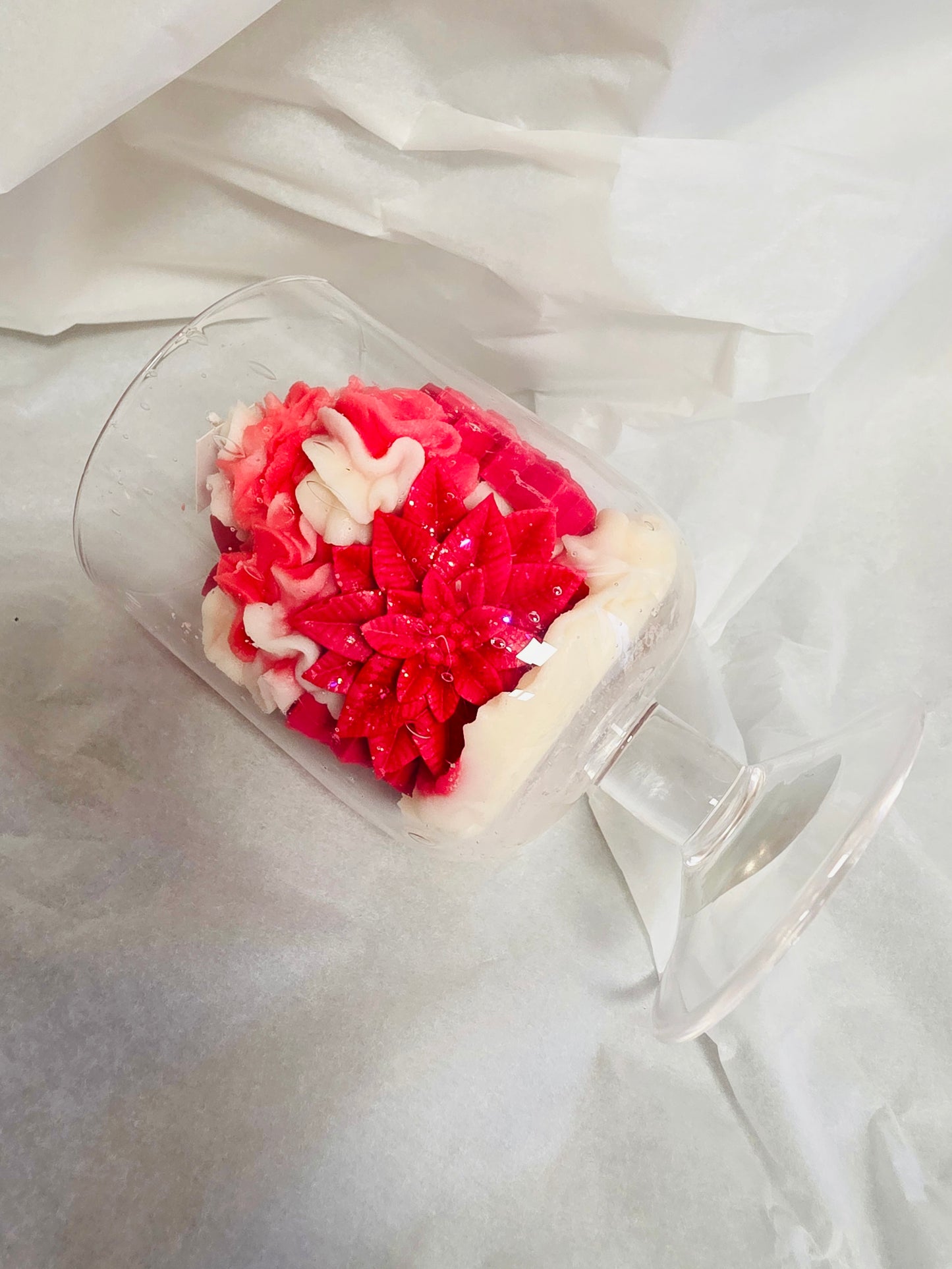 Svētku svece glāzē