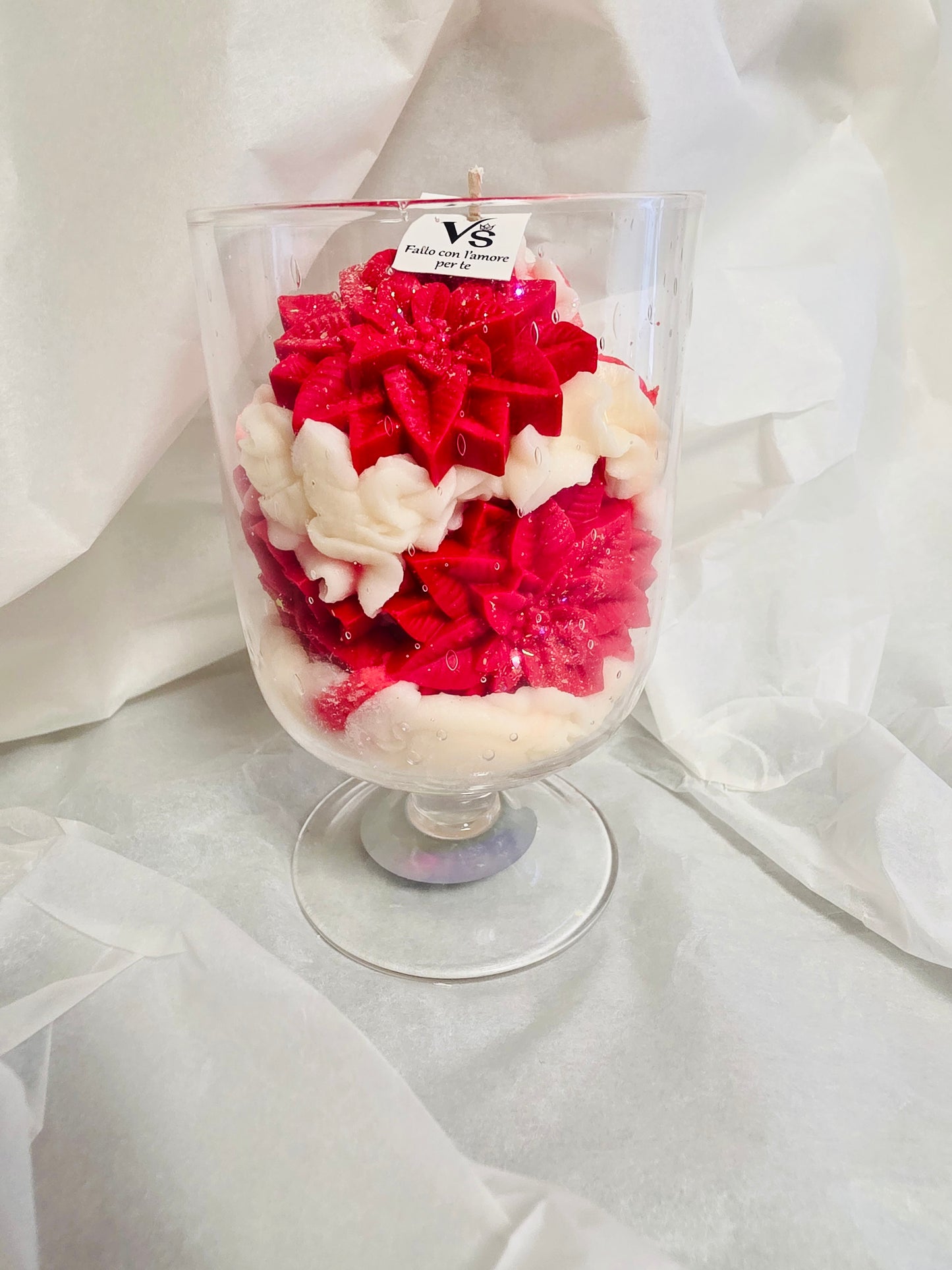 Svētku svece glāzē