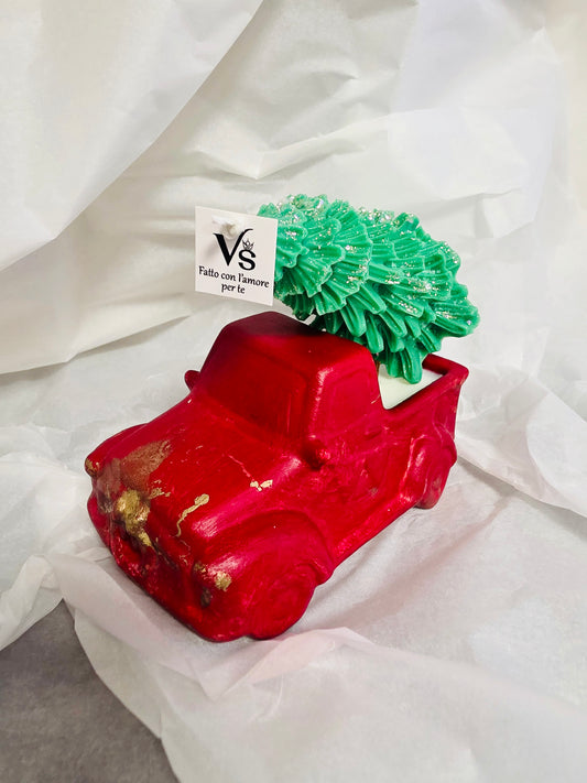 Komplekts – “Mašīna + Egle” 2 sveces