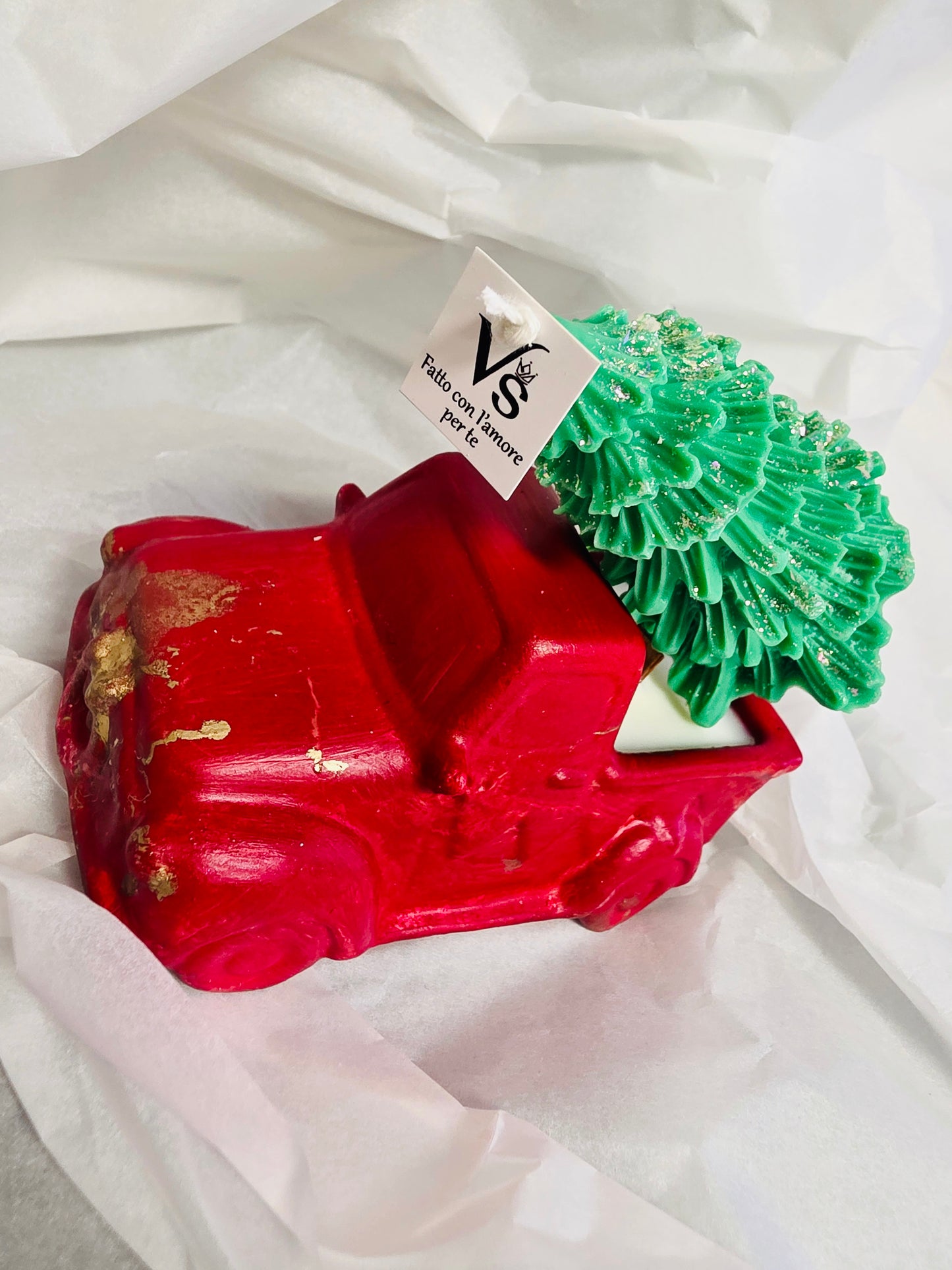 Komplekts – “Mašīna + Egle” 2 sveces