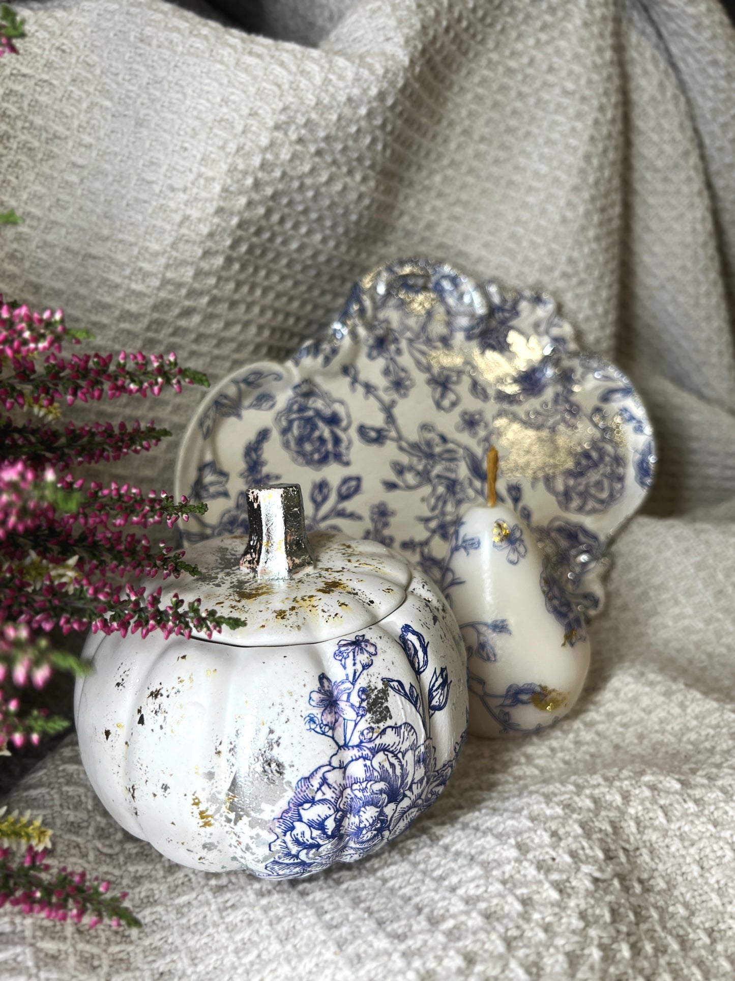 Meistarklase –  Ģipša komplekts (Decupāža) + Augļu svece