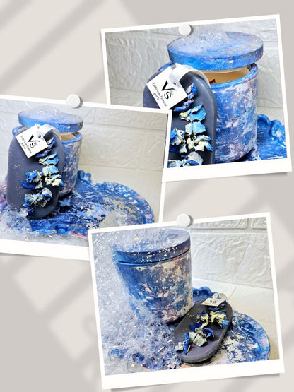 Meistarklase Ģipsa komplekts "Bērnība" + Āromātiksā svece un Aroma saše