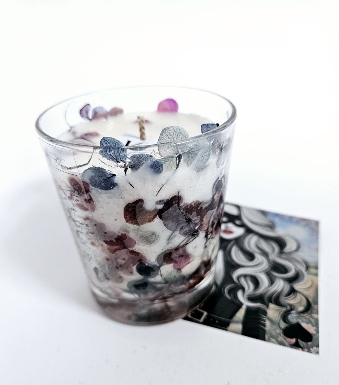 Svece – Ziedu burvība 180g