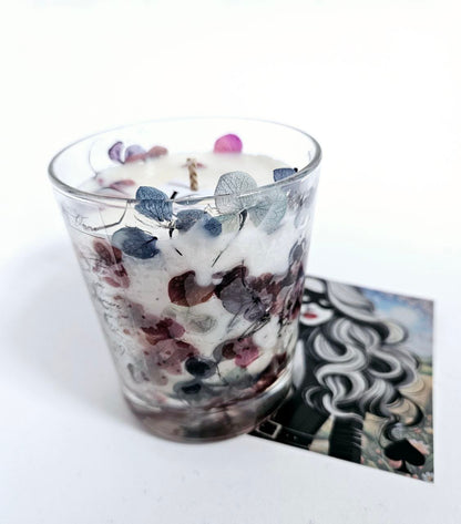 Svece – Ziedu burvība 180g