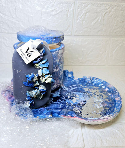 Meistarklase Ģipsa komplekts "Bērnība" + Āromātiksā svece un Aroma saše