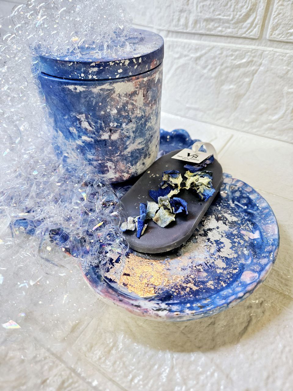 Meistarklase Ģipsa komplekts "Bērnība" + Āromātiksā svece un Aroma saše