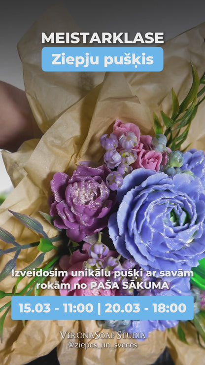WORKSHOP – Set: Soap Bouquet from A to Z